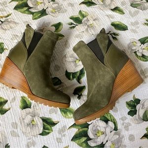 Sorel After Hours Chelsea Boot 10 Green